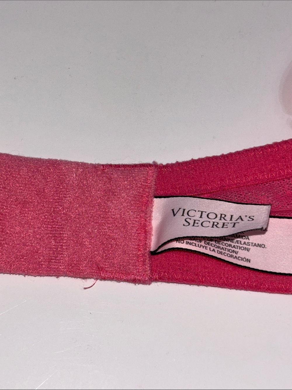 Victoria’s Secret Lined Demi Bra 38D Coral Pink - Picture 4 of 16
